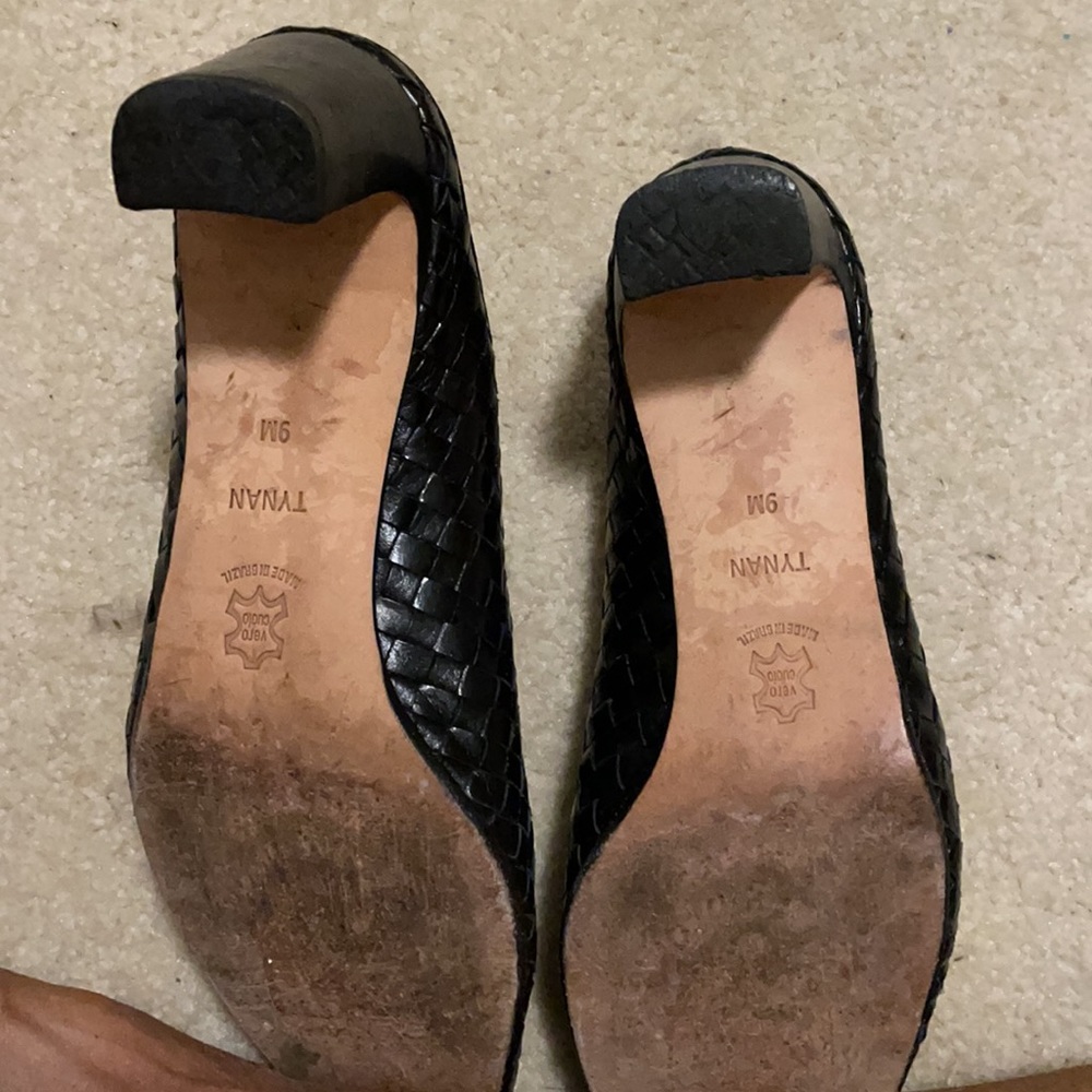 Brighton Leather Black Tynan Dressy Clogs View 4